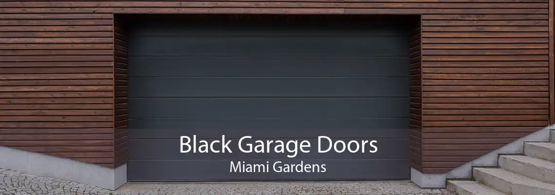 Black Garage Doors Miami Gardens