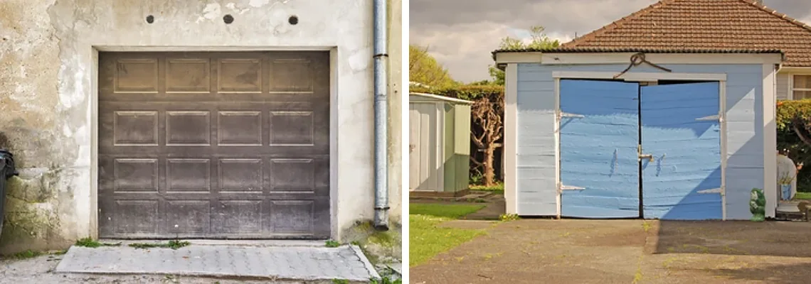 Rotten Steel Garage Door Repair in Miami Gardens, Florida